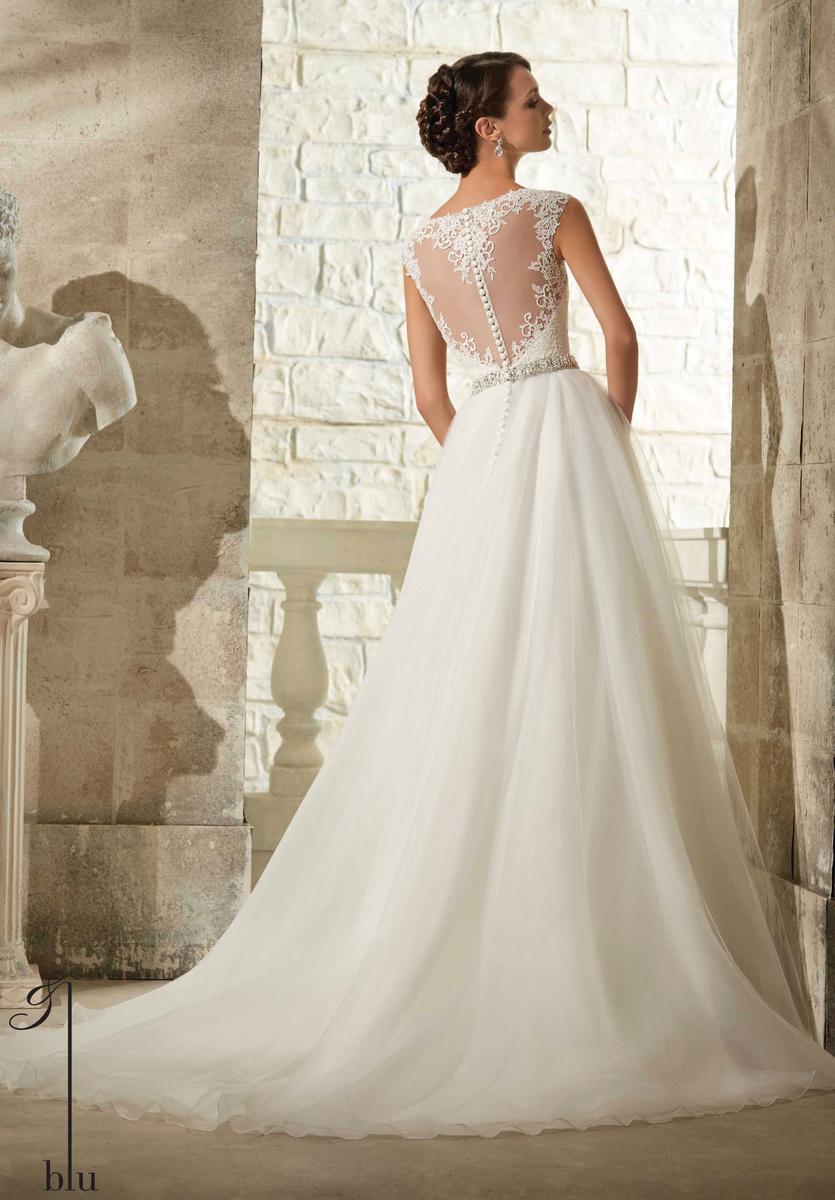 UK 22/24 Blu bridal Morilee wedding dress