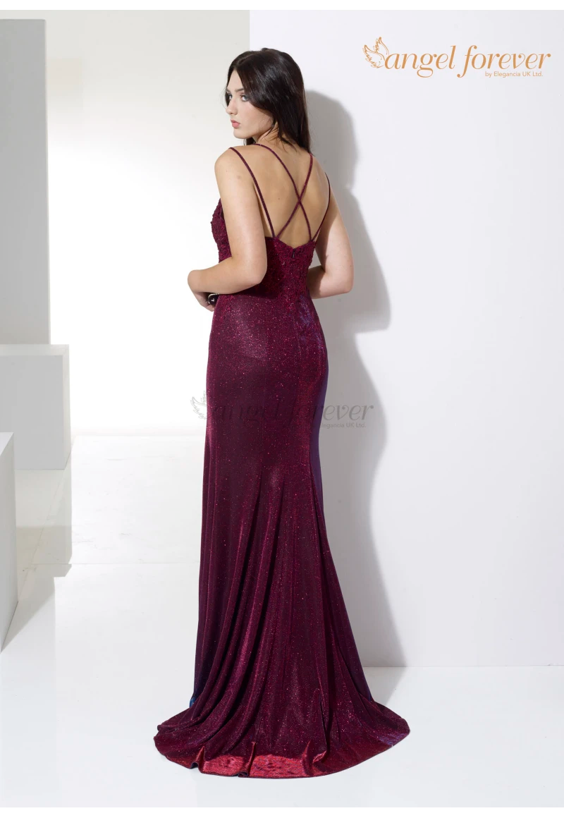 UK 10 AF22208 By Angel Forever Prom Dress