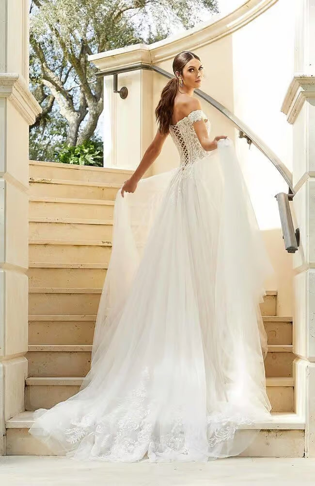 UK 10/12 Floretta by Morilee wedding dress