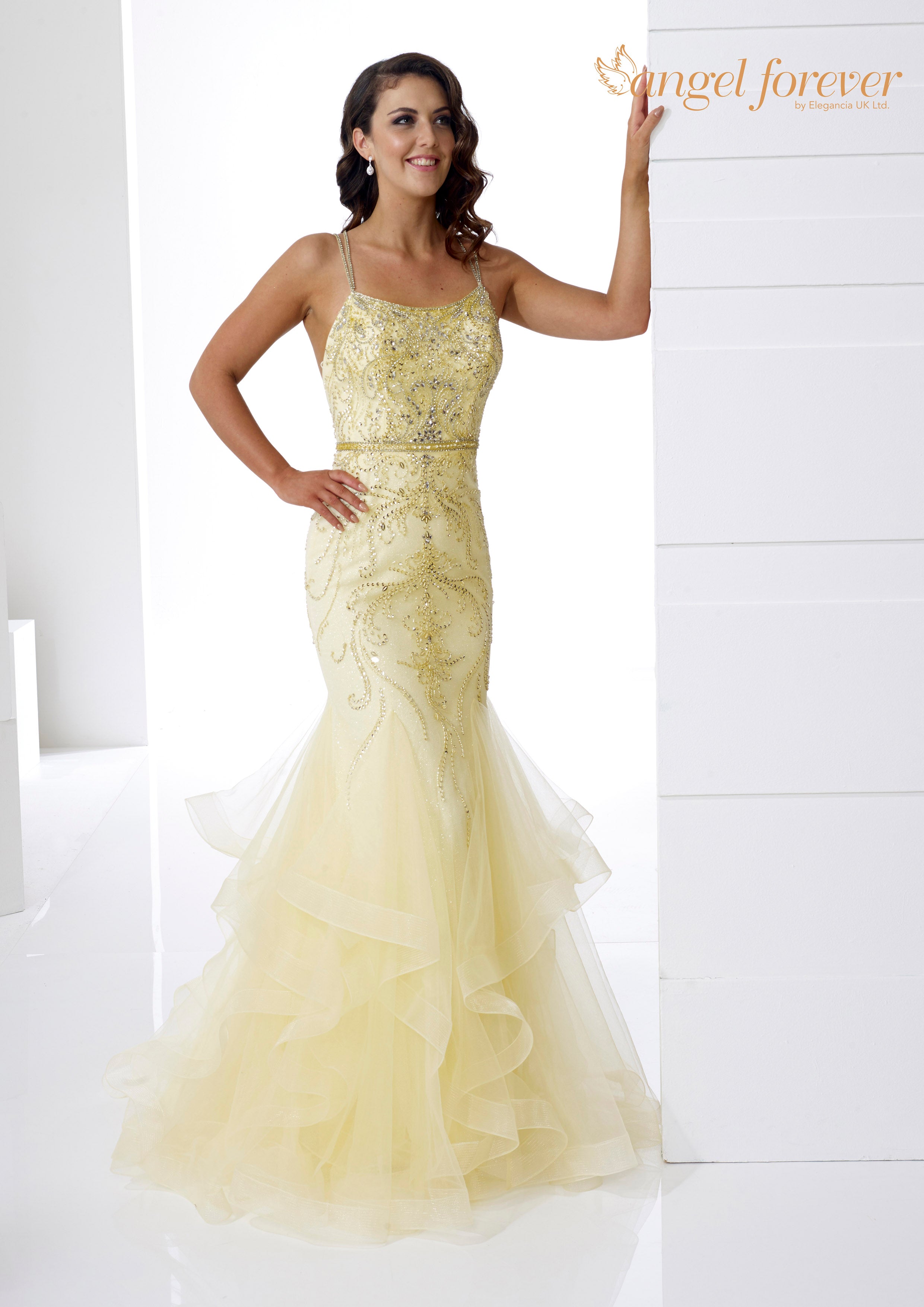 UK 6 AF21407 By Angel Forever Prom Dress