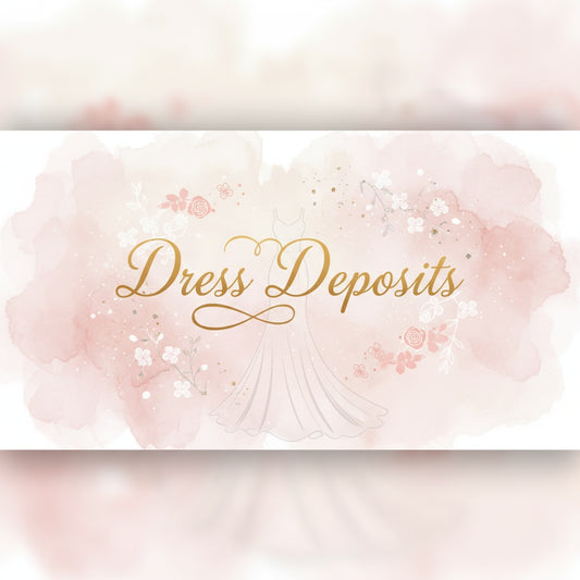 Dress deposit- under £250-500